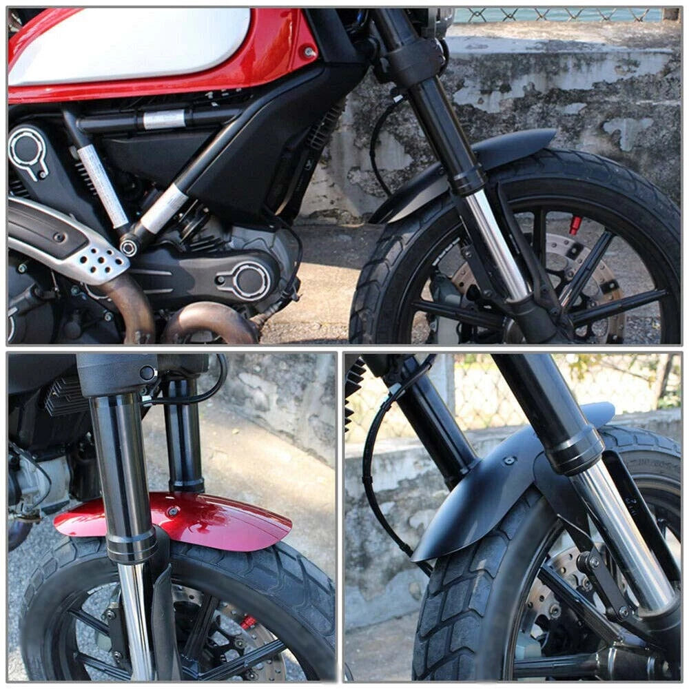 Black Front Fender Mudguard For Ducati Scrambler 800 Cafe Racer Classic Sixty2 S