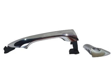 Chrome Front Right Outer Door Handle W/ Keyhole For Hyundai Elantra MD