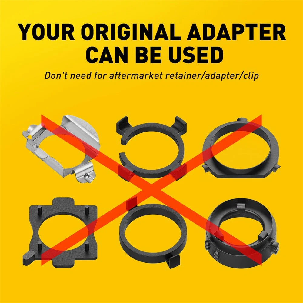 AUXITO 2X H7 120W /100W/90W 30000LM LED Headlight Bulb White Replace Halogen A