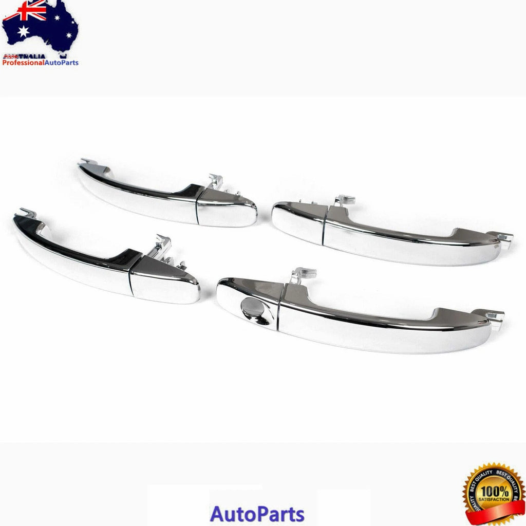 FULL CHROME Set of 4 Pcs Outer Door Handles For Ford Falcon FPV FG FG-X Sedan