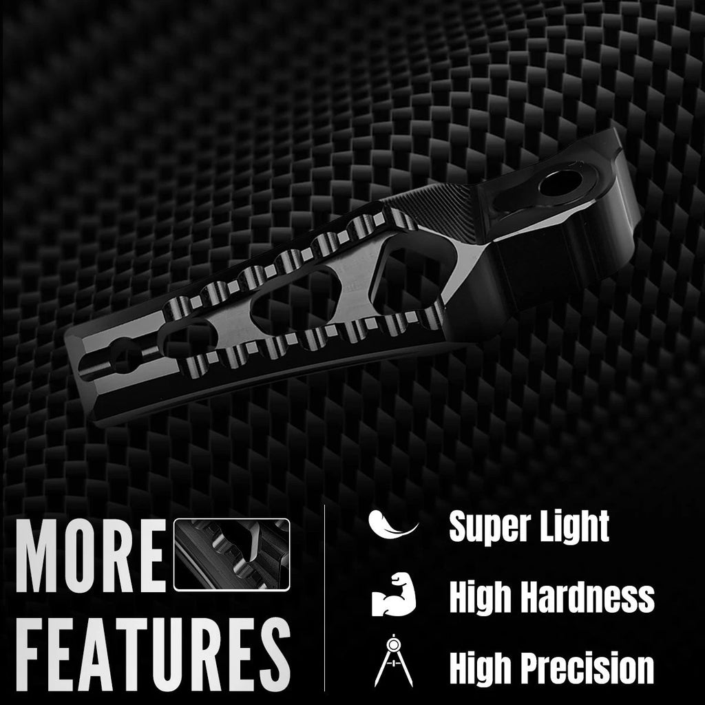 Black Rear Passenger Foot Pegs Pedal Mount For Surron Sur-Ron Ultra Bee 2023+ST