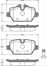 Load image into Gallery viewer, Front and Rear Brake Pads and Rotors Full set for BMW 116 118i E87 07-11 284mm