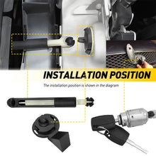 Load image into Gallery viewer, 2 Keys Bonnet Release Lock Latch Set Repair Kit For 04-12 Ford Focus MK2 1343577