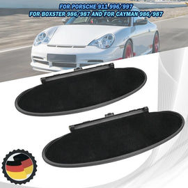 2pcs For Porsche 996/997-911 986/987 for Boxster Visor Vanity Mirror Covers
