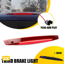 Load image into Gallery viewer, 2PCS Black High Mounted 3rd Third Brake Light Lamp For Mercedes Benz Vito W639