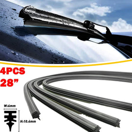 4x Premium Wiper Blade Inserts 28
