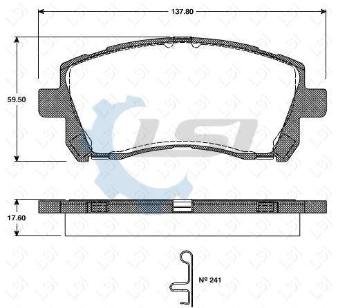 Front Brake Pads and Disc Rotors set for Subaru Outback BH 2000-2003