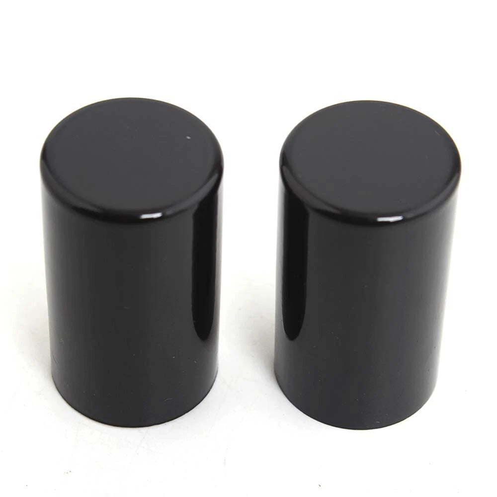 4X Black Long Docking Hardware Point Cover Kit For Harley Touring Softail Dyna