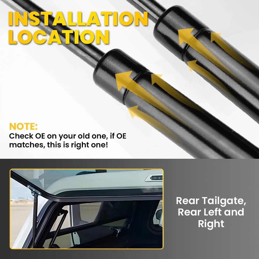 2x Rear Tailgate Boot Lid Gas Struts for Nissan X-Trail XTrail T31 2007-2013 SUV