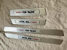 Load image into Gallery viewer, XR6 TURBO DOOR SEAL SCUFF PLATE SET SUITS FORD FG SERIES, FRONT AND REAR SET