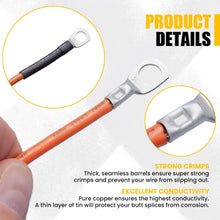 Load image into Gallery viewer, 240x Battery Copper Cable Lugs Crimp Ring Terminals Connectors Electrical Wire