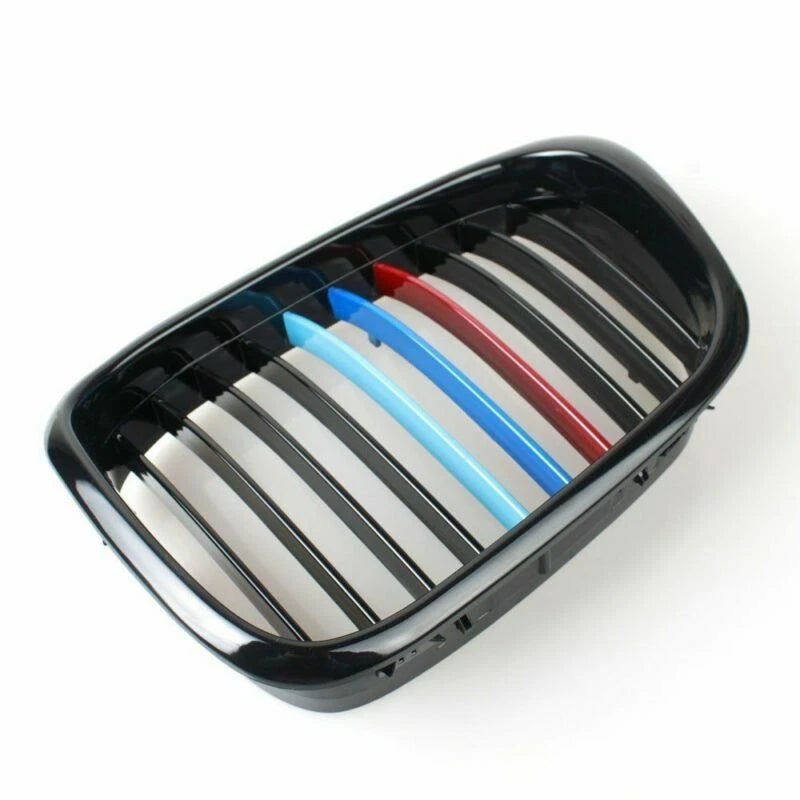 Gloss Black M-color Kidney Grille Grill For BMW E39 5 Series E39 M5 1997-2003 ST