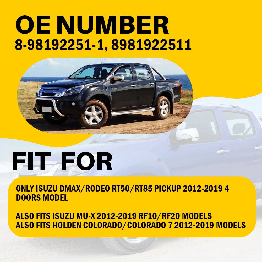 Power Master Window Switch Driver Side Control for ISUZU 4 Door DMAX MU-X 12~20