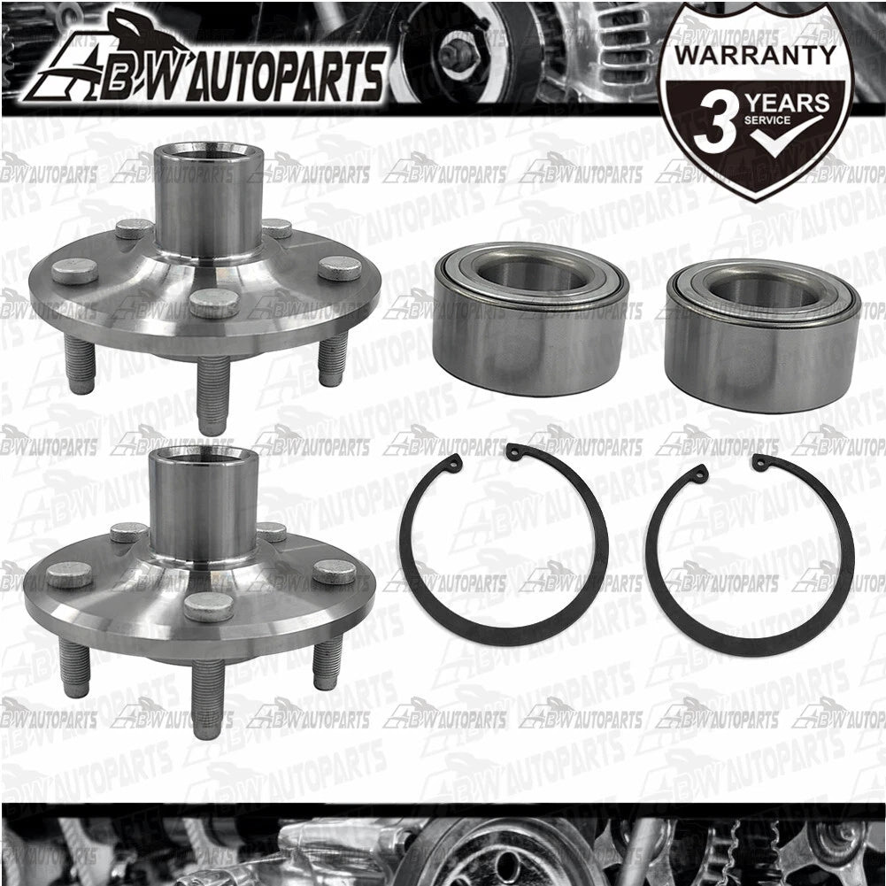 PAIR x FRONT Wheel Bearing and Hub Kit For Ford Territory SX SY SZ AWD