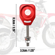 Load image into Gallery viewer, Motorcycle Rear Chain Adjuster Tensioner Red For HONADA All CRF110 2013-2023 ST