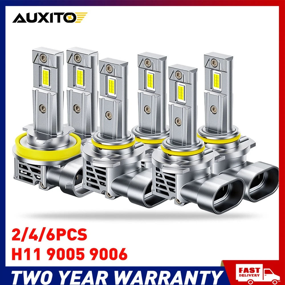 H8 H9 H11 9006 9005 For Toyota Landcruiser 100 LED Headlight Globe White Bulb A