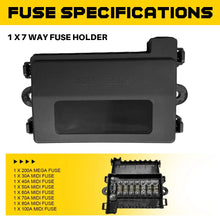 Load image into Gallery viewer, 2x Universal 7-Way Waterproof Fuse Block ANM ANS for Car Boat Truck 12V-32V AU