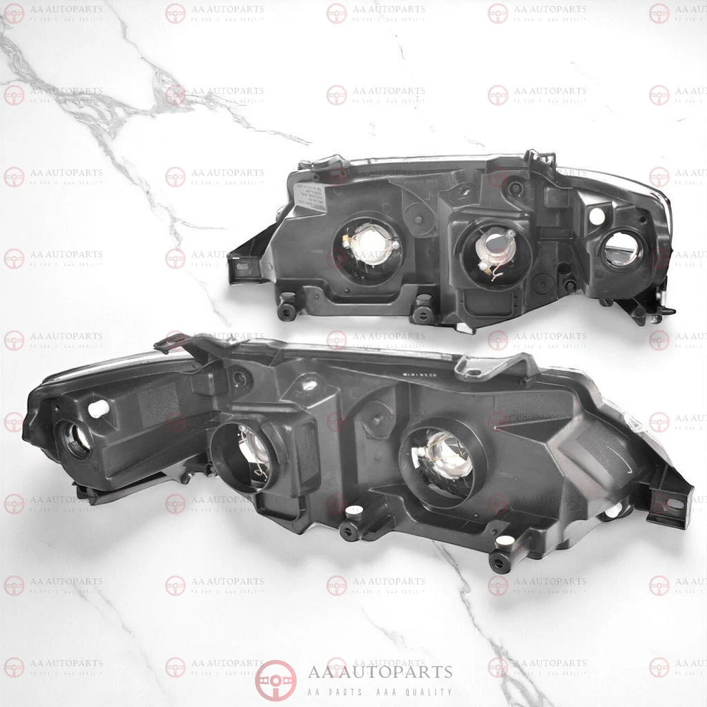 Black Headlights Pair Headlight Ford Falcon FG XR6 XR8 Turbo 2008-2011