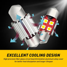 Load image into Gallery viewer, 4 x 31MM FESTOON 7020 4SMD LED INTERIOR DOME MAP LIGHT BULB GLOBE 12V CAR 4WD