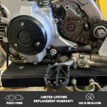 Load image into Gallery viewer, Black Aluminum Shift Shaft Brace Shifter Support For Kawasaki KLX110/KLX110L 05+