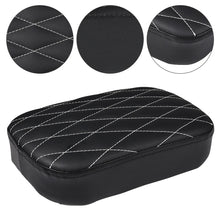 Load image into Gallery viewer, Rectangle Diamond Rear Pillion Passenger Pad Seat 8 Suction Cup Motorcycle ST