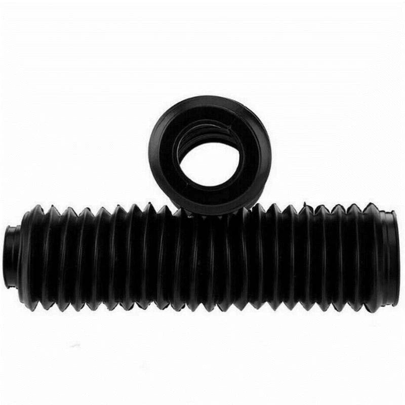 2X Rubber Front Fork Motorcycle Shock Absorber Dust Cover Gaiters Gators Boots S