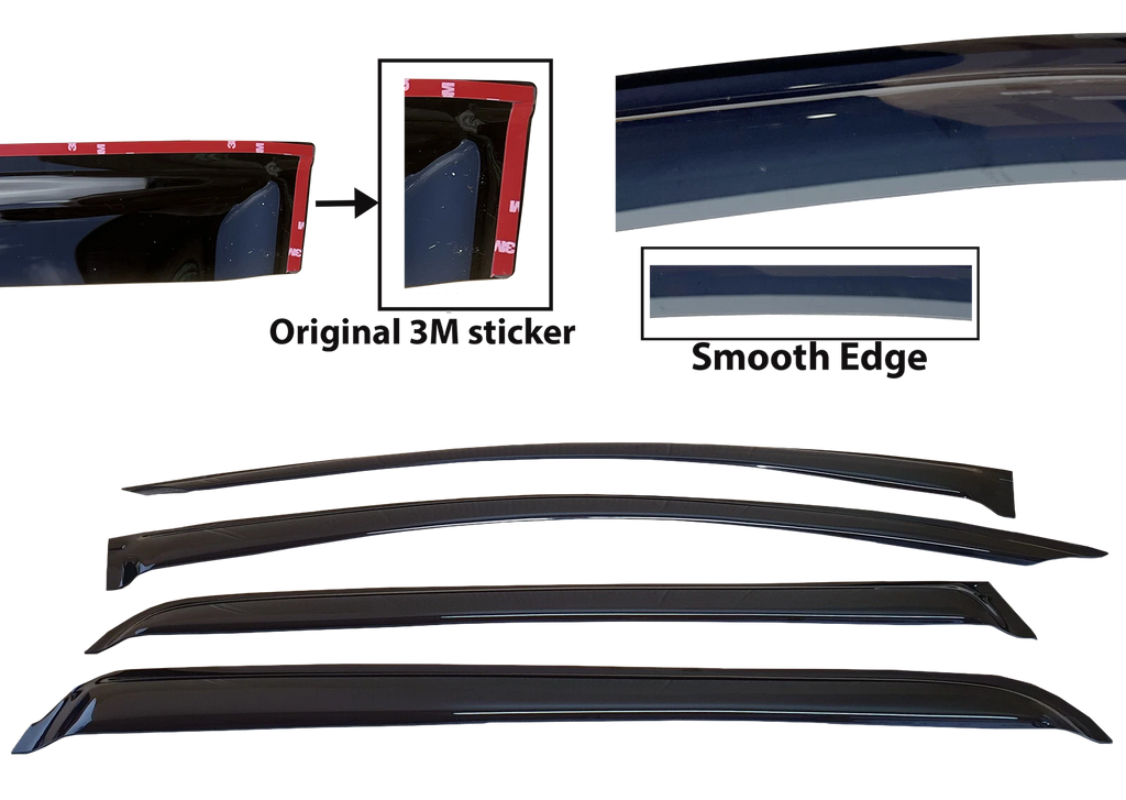 Weather shield Window visor For Ford Ranger PX1 PX2 PX3 Series 2011 -2022