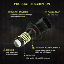 Load image into Gallery viewer, Projector LED Fog Light Bulb Globes 2X Super Bright White CANBUS 9005 HB3 H10