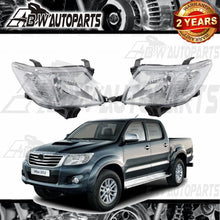 Load image into Gallery viewer, AU Pair LH+RH Left+Right Head Light Lamp For Toyota Hilux Ute 2011~2015 2WD 4WD