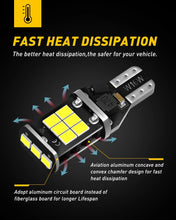 Load image into Gallery viewer, 2x White Canbus Free T15 W16W 15SMD Canbus 2835 ERROR FREE LED Turn Signal Light