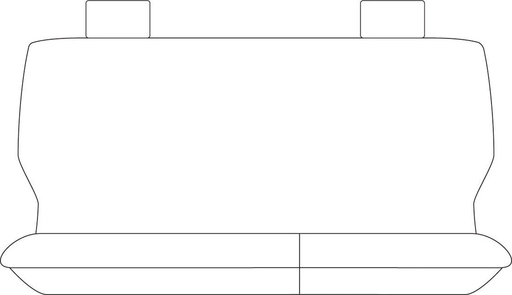 Sperling Tradies Canvas Rear Grey Seat Covers Suits Colorado 2012-2013 RM5010TRG