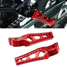 Load image into Gallery viewer, Anodized Red Aluminum Rear Passenger Foot Pegs Pedal for Surron Ultra Bee 2023+