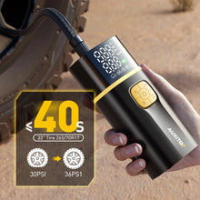 Load image into Gallery viewer, AUXITO Rechargeable Car Tire Air Inflator Portable Tyre Electric Pump Cordless