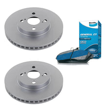 Load image into Gallery viewer, Front Bendix Brake Pads V2 + Rotors for Toyota Corolla ZZE122, Prius NHW10 NHW11