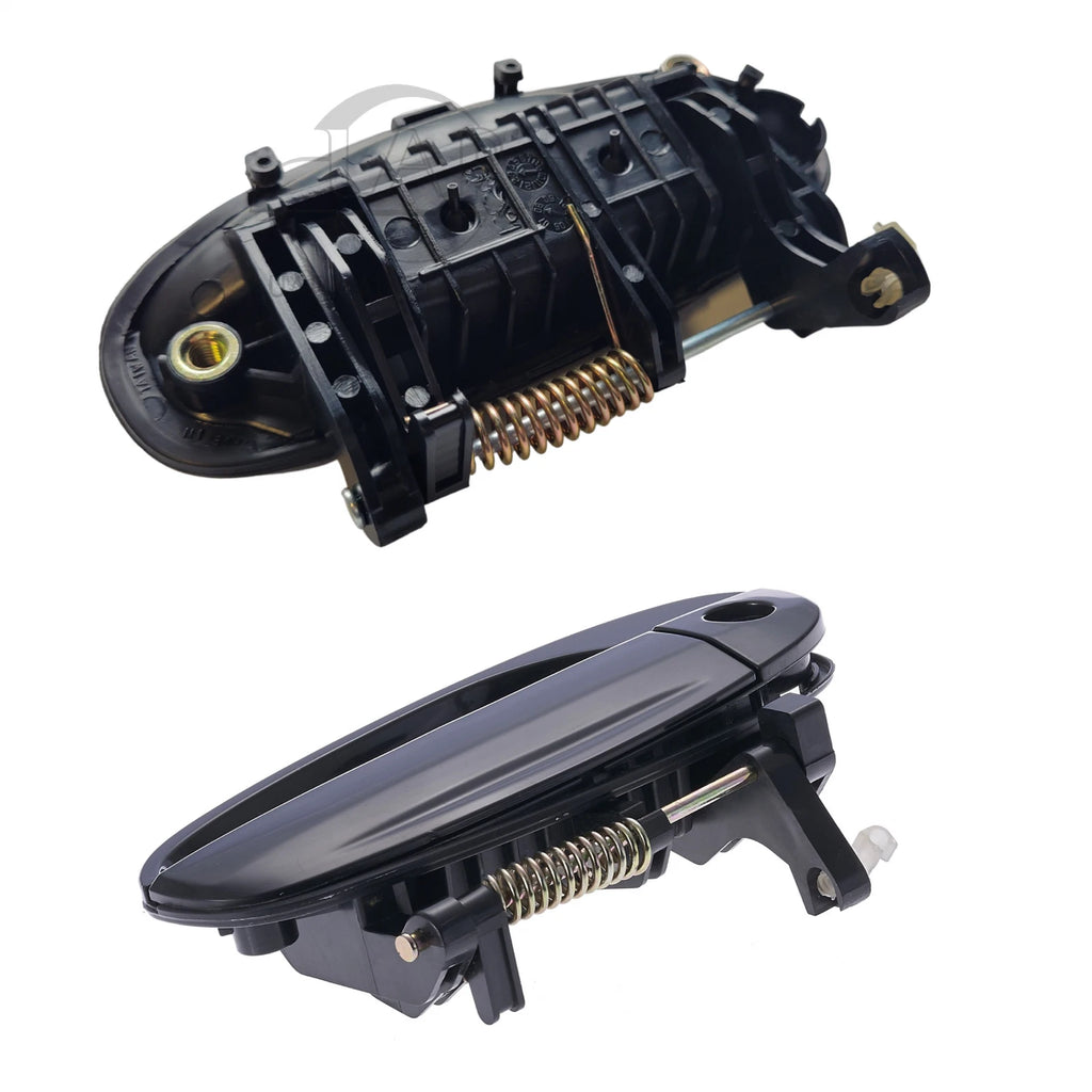 2pc Set Front Left & Right Outer Door Handle Black For Holden Barina TK 2005 -11