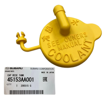 Load image into Gallery viewer, Genuine Subaru Impreza WRX Forester coolant overflow tank bottle cap lid