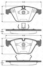 Load image into Gallery viewer, Front Remsa Brake Pads and Disc Rotors Set for BMW 520d 525 530d 530i E60 324mm