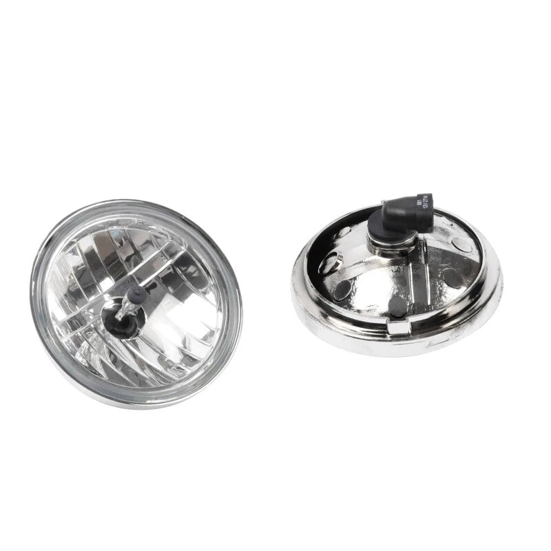 2pcs 4.5'' Amber LED Passing Light Fog Lamp For Harley Motorcycle Universal ST