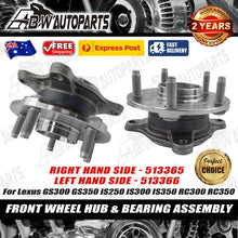 Load image into Gallery viewer, Pair Front Wheel Hub Bearing LEFT RIGHT For Lexus GS300 GS350 IS250 IS300 RC350