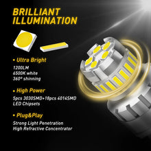 Load image into Gallery viewer, T20 LED White Light 5SMD Bulbs 7440 INDICATOR 7443 Globes Fits DRLs For Toyota