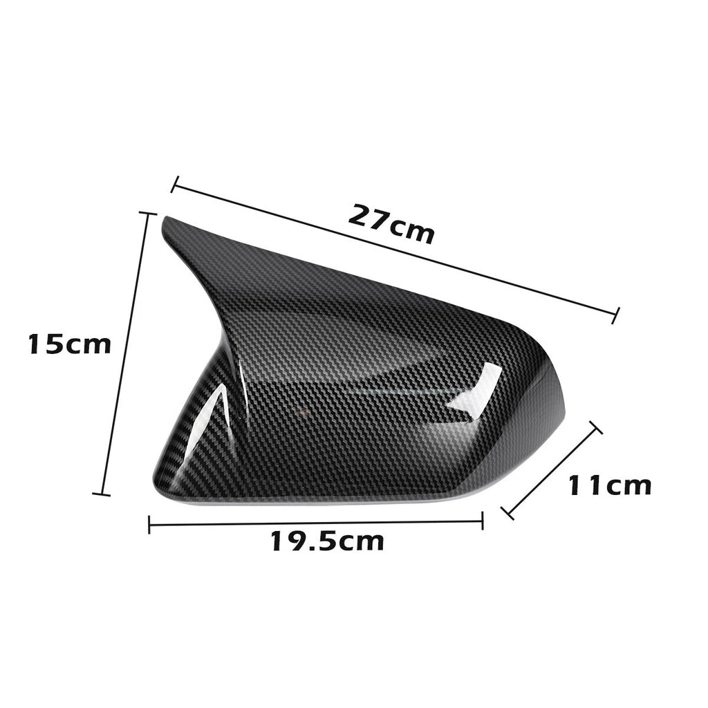 For Ford Mustang 2015-2022 Rearview Side Mirror Cover Case Carbon Fiber Look ST