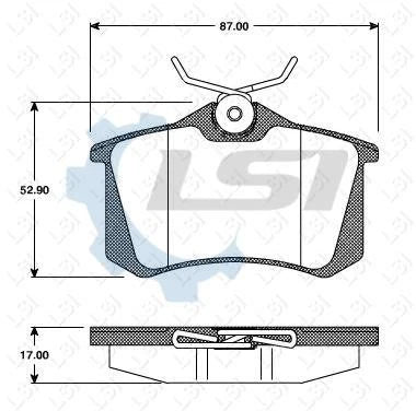 Rear Brake Pads and Rotors Set for Audi A1 1.4 TFSI 1.6TDI 2010-