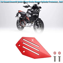 Load image into Gallery viewer, Red CNC Rear Brake Master Cylinder Guard Protector Cover For Ducati DesertX 2022