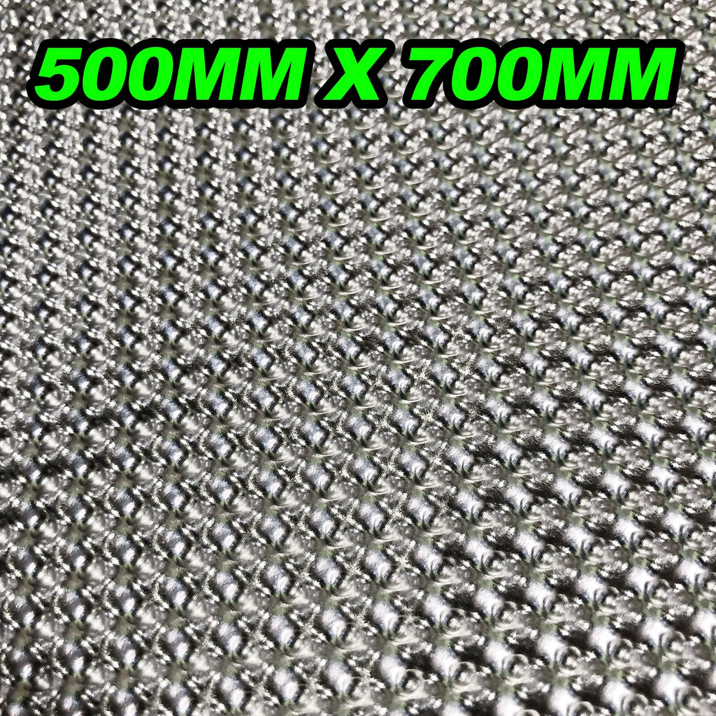 NEW 500mm X 700mm Car EXHAUST HEAT SHIELD Embossed Aluminium DIY Fold Form AU OZ