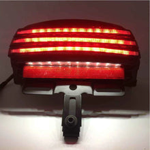 Load image into Gallery viewer, Motorcycle Tri-Bar Rear Fender LED Tail Brake Light For Harley FXST FXSTC Dyna S