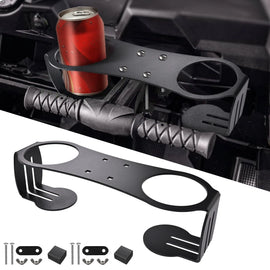 Black Handle Cup And Drink Holder For Honda Talon 1000R 1000X 19-23 1000X-4 20+