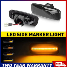 Load image into Gallery viewer, Fits Nissan Bluebird Sunny 03-06 Dynamic Amber LED Side Light Marker Indicator.