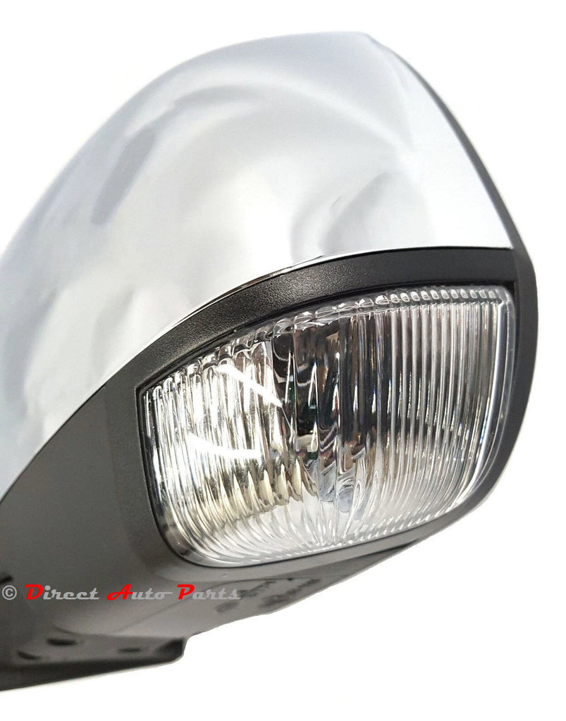 *NEW* DOOR MIRROR (CHROME LIGHT POWER FOLD) for ISUZU D-MAX DMAX 2012-2017 LEFT