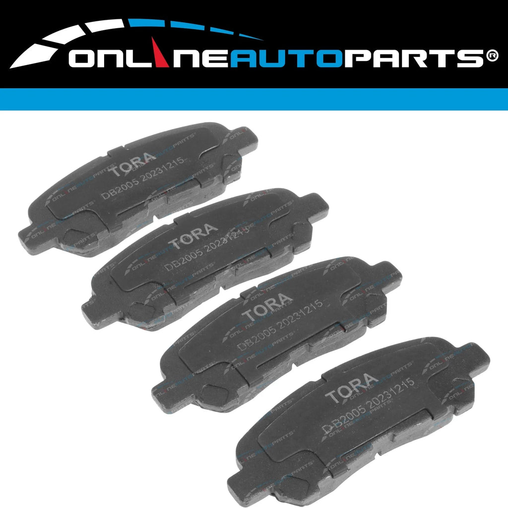 Rear Disc Brake Rotors + Pads for Toyota Kluger GSU40 GSU45 V6 3.5L 2007~2014