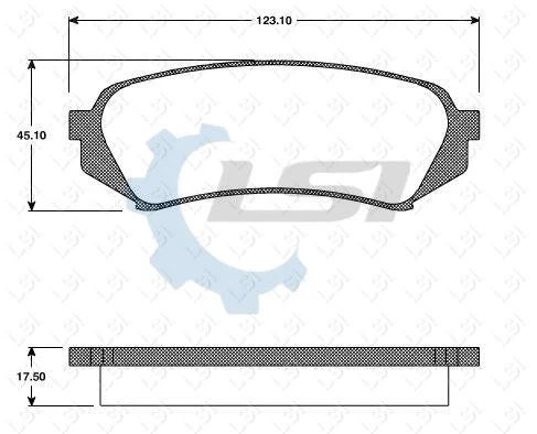 Rear Brake Pads & Rotors Set Lexus LX470 4.7L V8 1998–2006